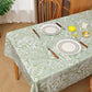 Pastoral Green Leaf Waterproof Tablecloth