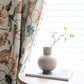 Beige Flower Tassel Semi Blackout Curtain for Privacy