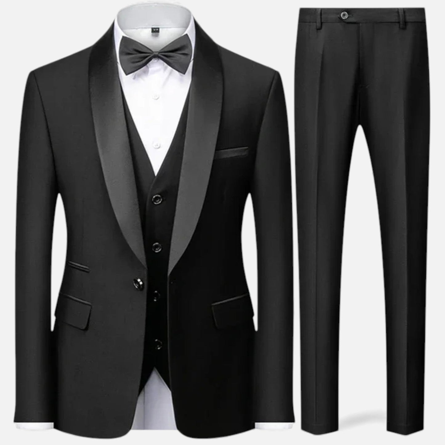 Virashoper Men’s Three-Piece Wedding & Party Suit