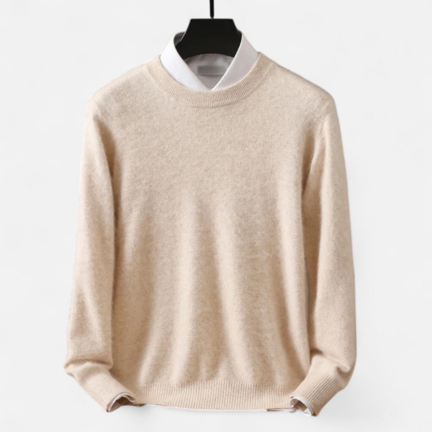 Virashoper Men’s Heritage Knit Cashmere Sweater