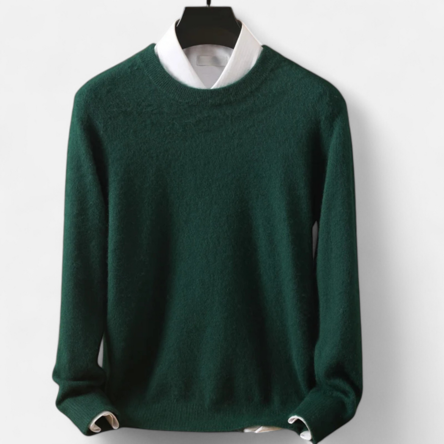 Virashoper Men’s Heritage Knit Cashmere Sweater