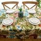 Tropical Monstera Cotton Tablecloth