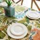 Tropical Monstera Cotton Tablecloth