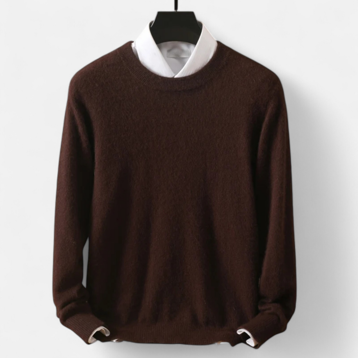 Virashoper Men’s Heritage Knit Cashmere Sweater