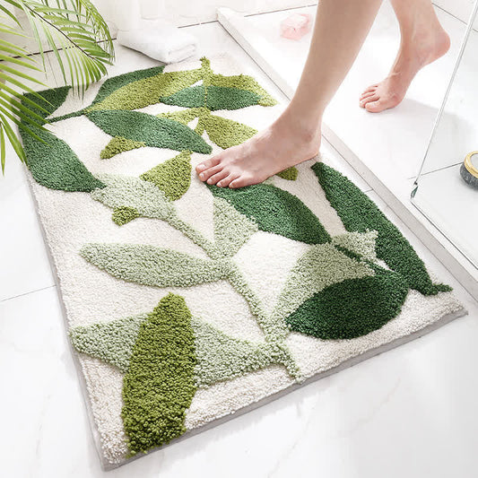 Soft Absorbent Bath Rug with Non Slip Backing