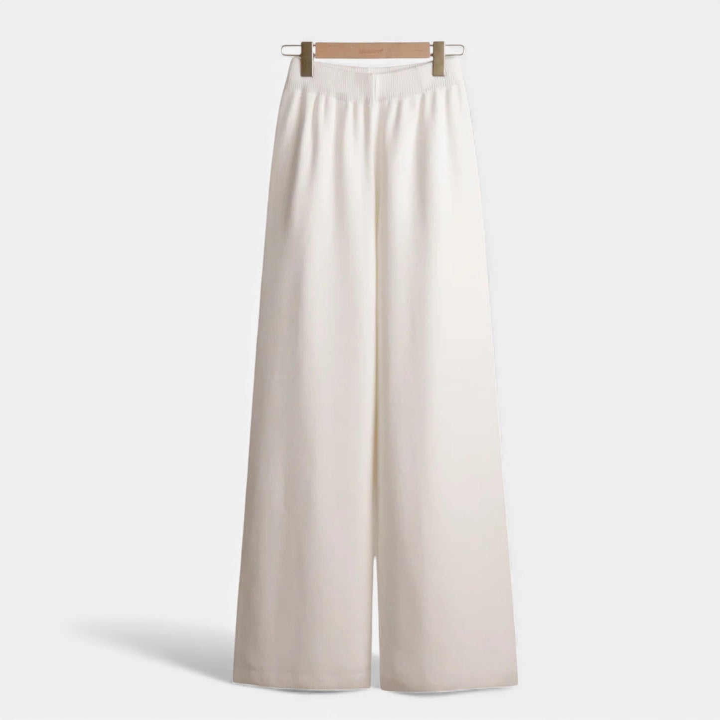 Virashoper Women’s Cashmere-Feel Polo Lounge Set with Elegant Knit Detail