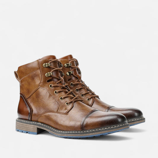Virashoper Men’s Lightweight Spring Leather Boots