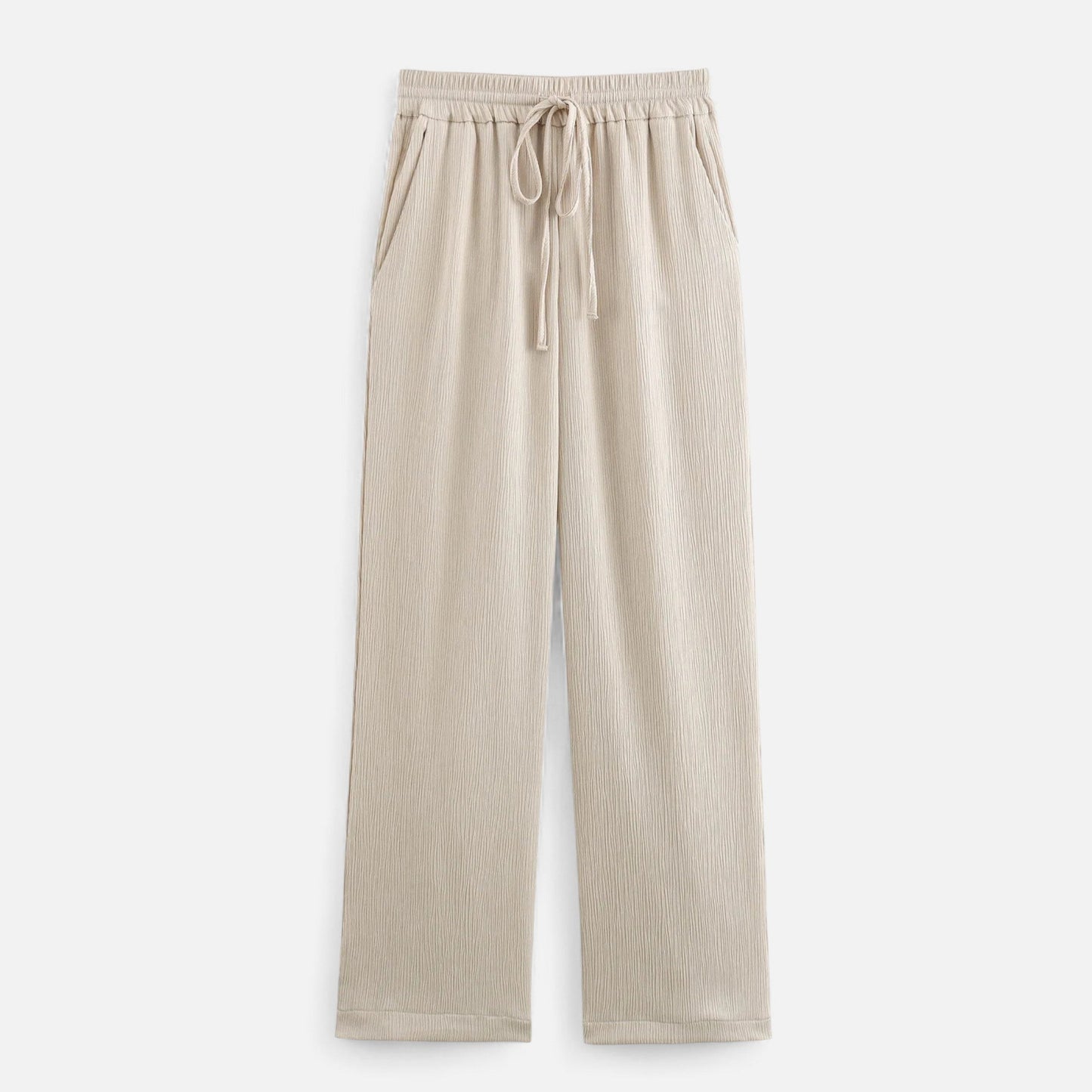 Virashoper Women’s Wrinkled Suit Jacket & Pants Set – Sculpted Autumn Elegance