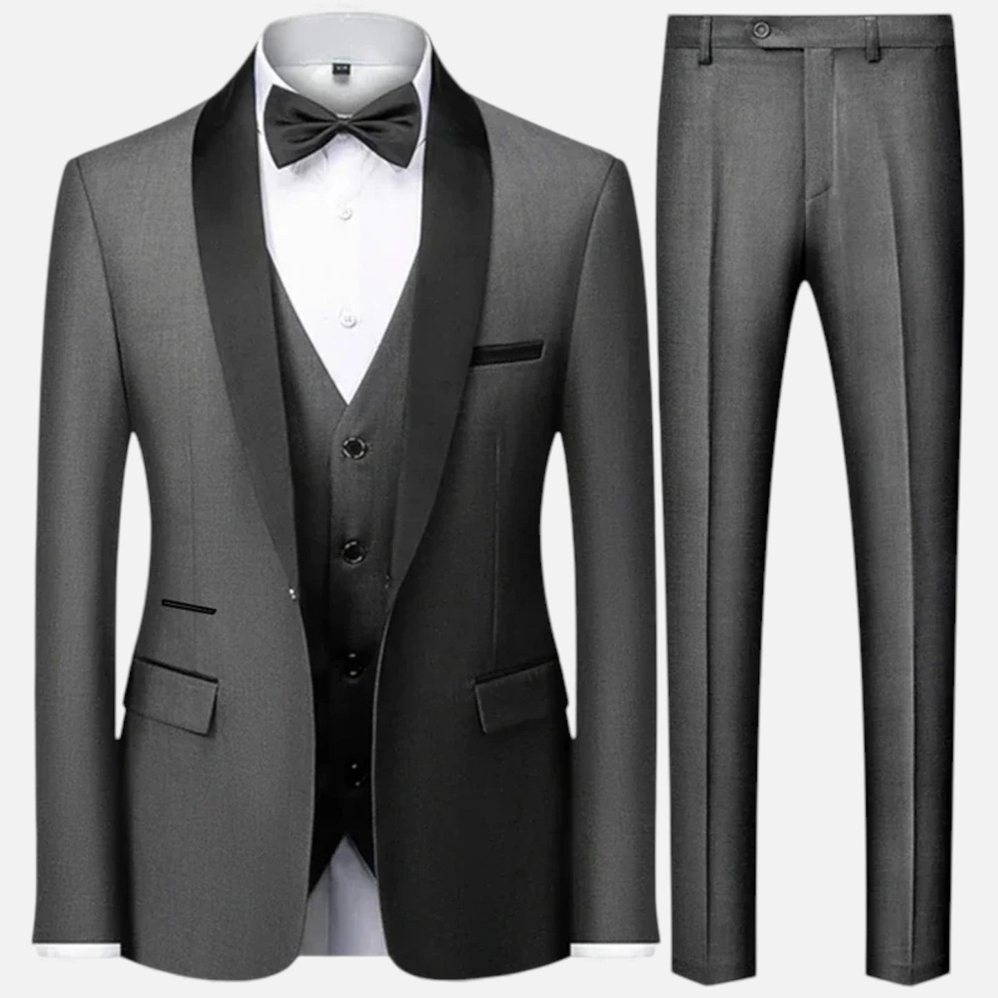 Virashoper Men’s Three-Piece Wedding & Party Suit