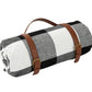 Reversible Checkered Cotton Picnic Blanket