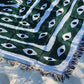 Cotton Snake Labyrinth Throw Blanket – Reversible Design