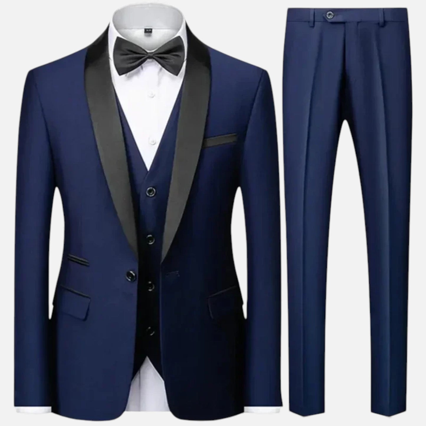 Virashoper Men’s Three-Piece Wedding & Party Suit