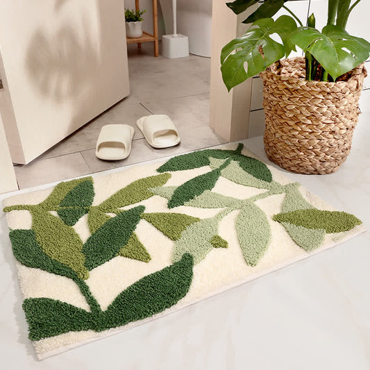 Soft Absorbent Bath Rug with Non Slip Backing