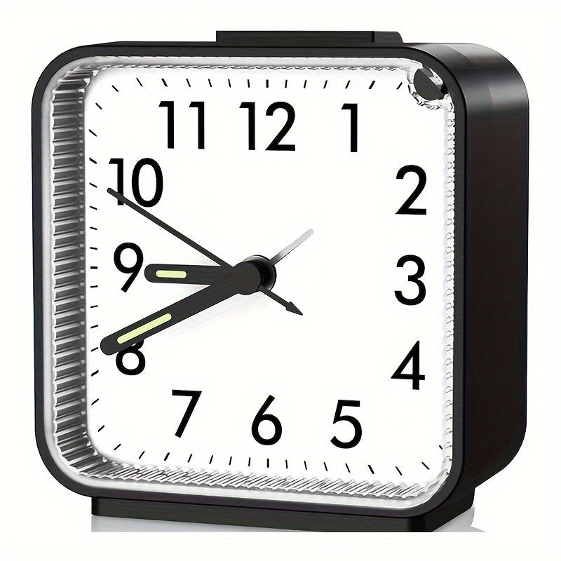 Stylish Rectangle Alarm Clock with Night Light for Cozy Bedroom