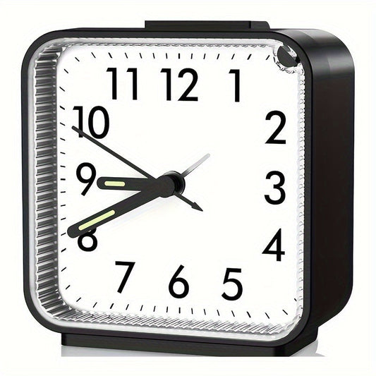 Stylish Rectangle Alarm Clock with Night Light for Cozy Bedroom