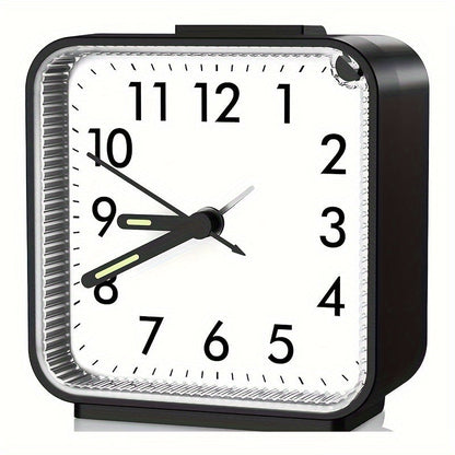 Stylish Rectangle Alarm Clock with Night Light for Cozy Bedroom