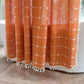Vintage Inspired Plaid Shower Curtain