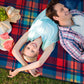 Reversible Checkered Cotton Picnic Blanket