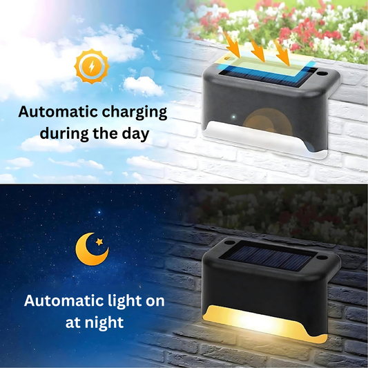 Solar LED Wall Lights – Wireless Automatic Weatherproof Solar