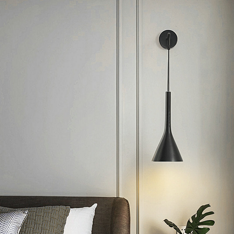 Scandinavian Bedside Pendant Wall Light – Adjustable Cord