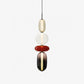 Colourful Pebble Glass Pendant Lamp