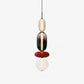 Colourful Pebble Glass Pendant Lamp