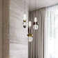 Colourful Pebble Glass Pendant Lamp