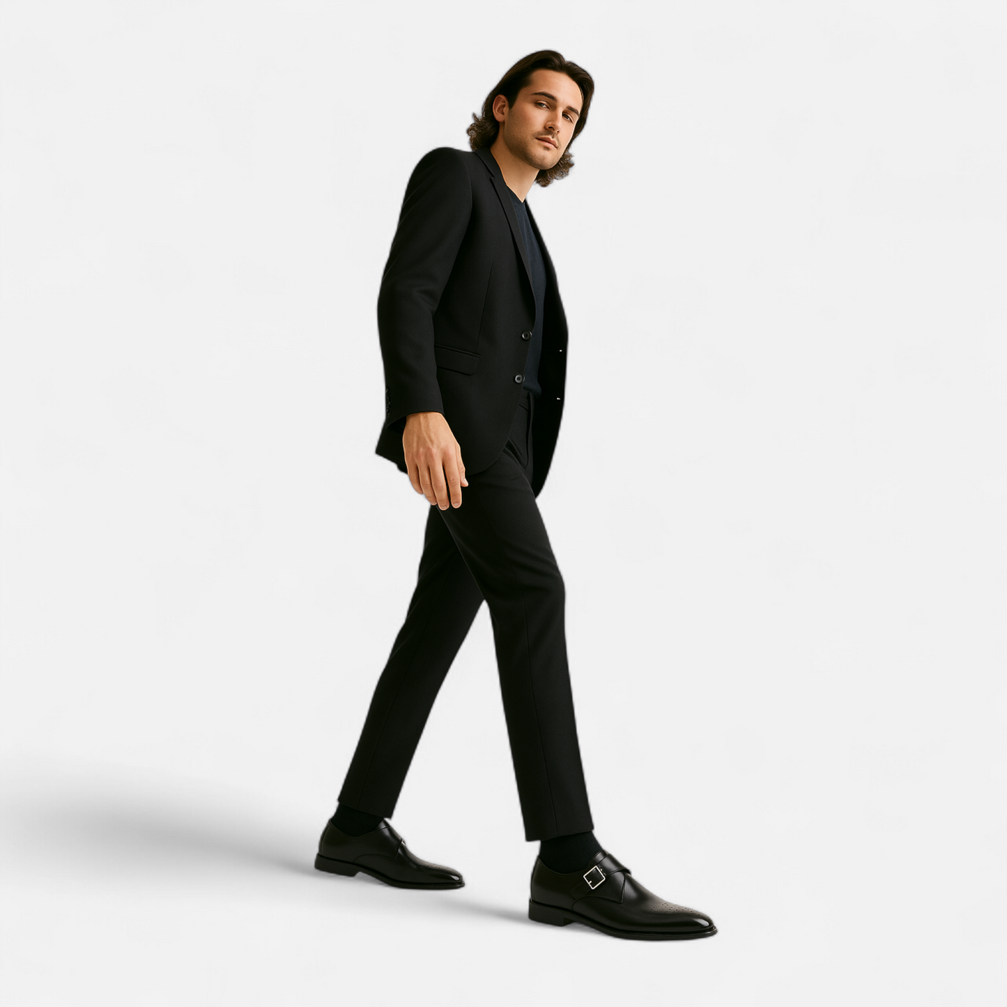 Virashoper Men’s Leather Loafer Wedding Shoes