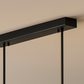 Modern LED Linear Pendant Light – Adjustable Height & Dimmable Options