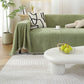 Chenille Blanket Herringbone Tassel Couch Cover Cozy Style