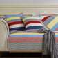 Colorful Striped Quilted Sofa Chic Protector Couch Cover