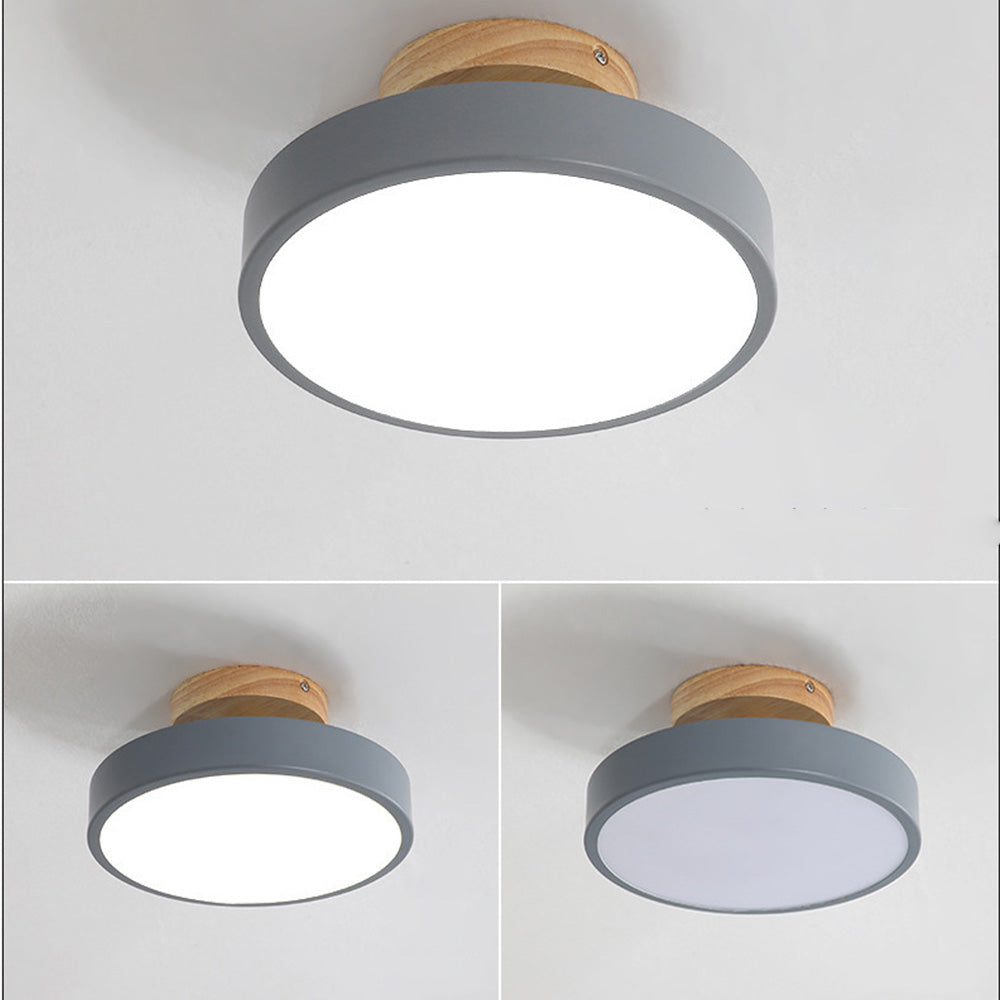 Simple Semi-flush LED Ceiling Light