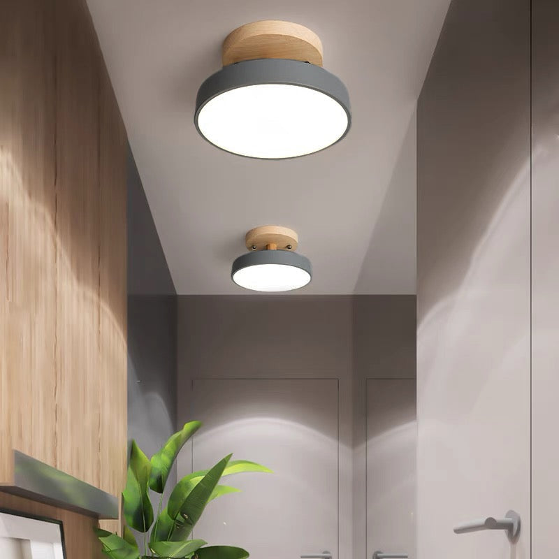 Simple Semi-flush LED Ceiling Light