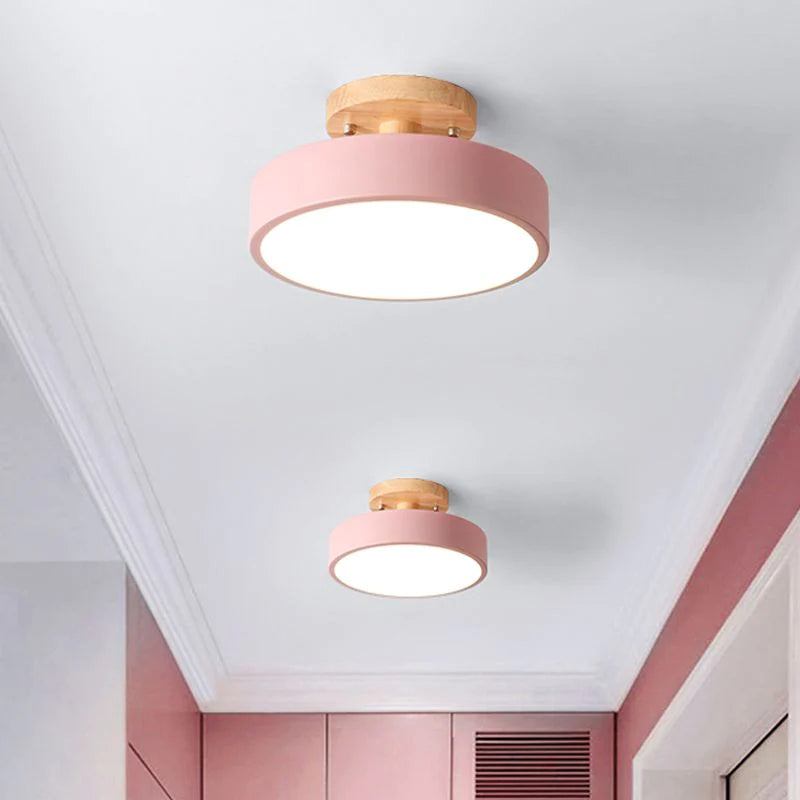 Simple Semi-flush LED Ceiling Light
