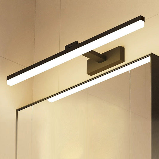 Contemporary Black LED Mirror Bathroom Light