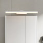 Contemporary Black LED Mirror Bathroom Light