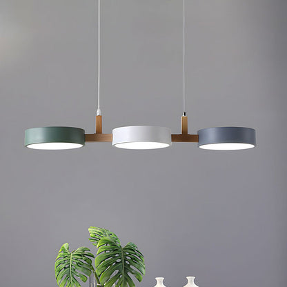 Nordic Multi-Light Cylinder Pendant Light