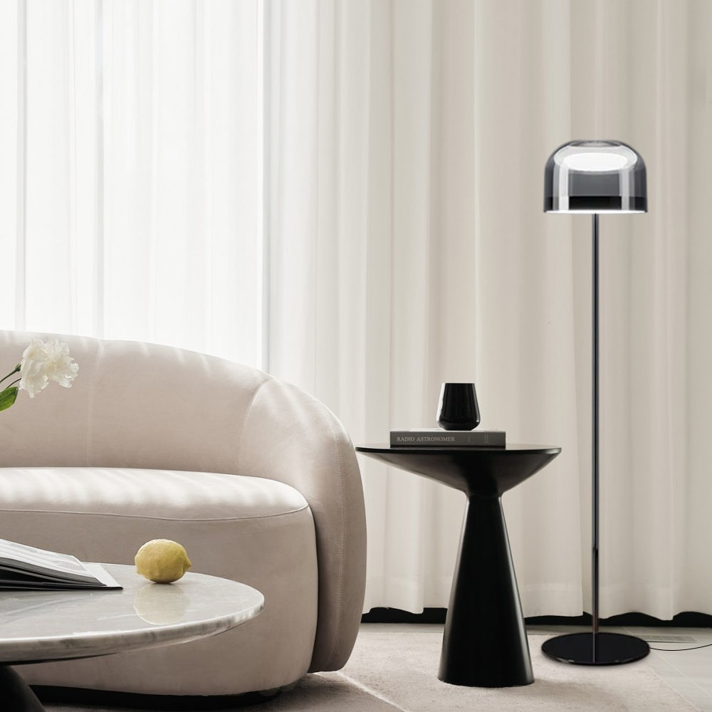 Minimalist Dome Floor Lamp for Bedroom or Living Room
