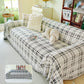 Classic Plaid Reversible Anti-Scratch Couch Cover Plush