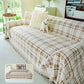 Classic Plaid Reversible Anti-Scratch Couch Cover Plush
