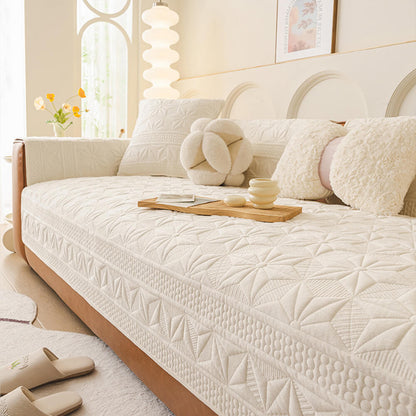 Luxury Crystal Velvet Scratch-Resistant Couch Cover