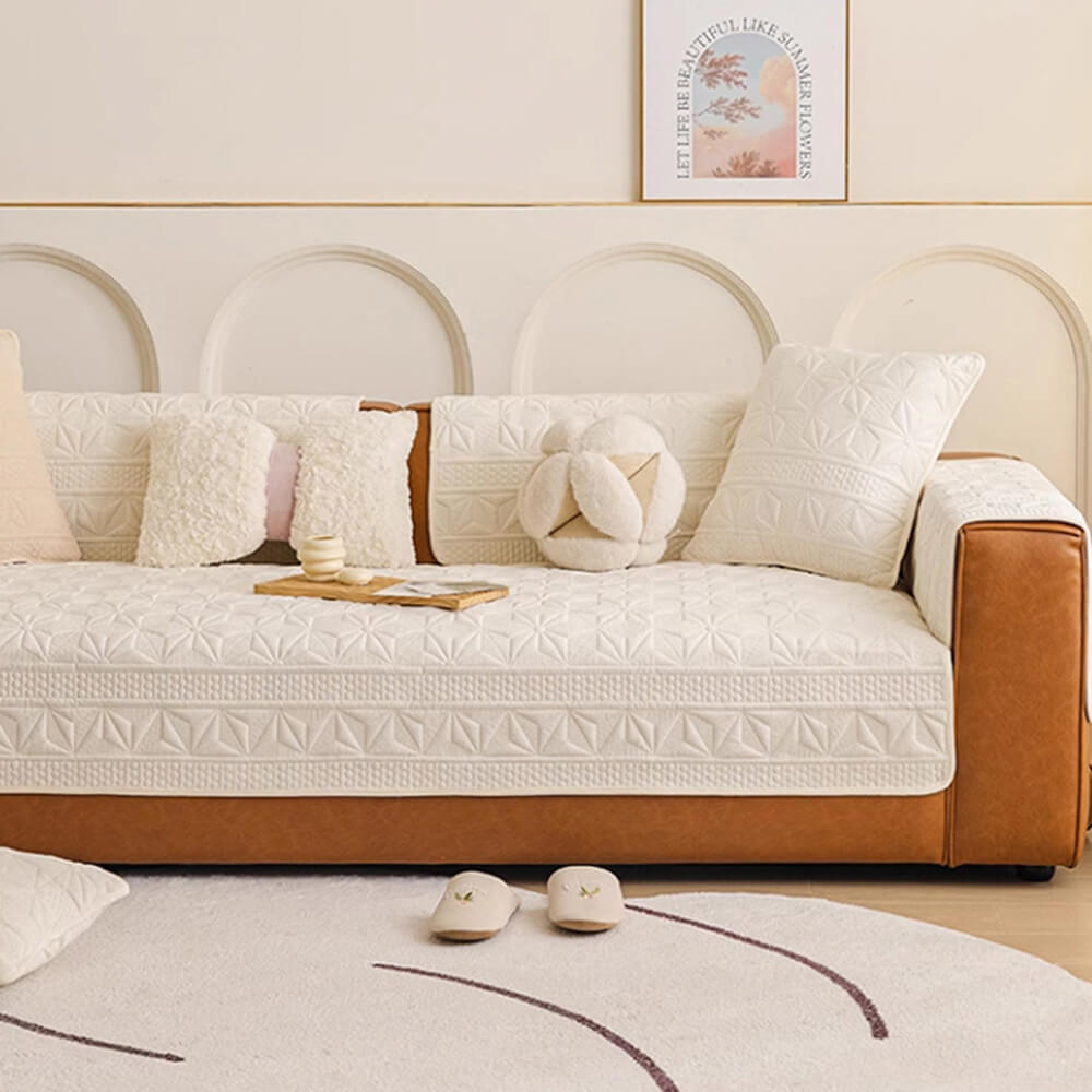 Luxury Crystal Velvet Scratch-Resistant Couch Cover