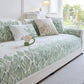 Chenille Romantic Botanical Design Comfortable Couch Cover