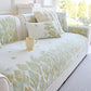 Chenille Romantic Botanical Design Comfortable Couch Cover