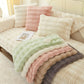 Modern Comfortable Faux Rabbit Fur Anti-Slip Couch Cover