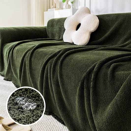 Soft Plush Waterproof Multi-Purpose Sofa Protection Cover