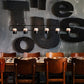 La Scène Chandelier - Nordic Multi-Head LED Pendant Light | Adjustable Suspension, Ideal for Coffee Shops & Dining Rooms
