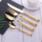 Elnoora Gold Stainless Steel Cutlery Set