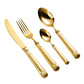 Elnoora Gold Stainless Steel Cutlery Set