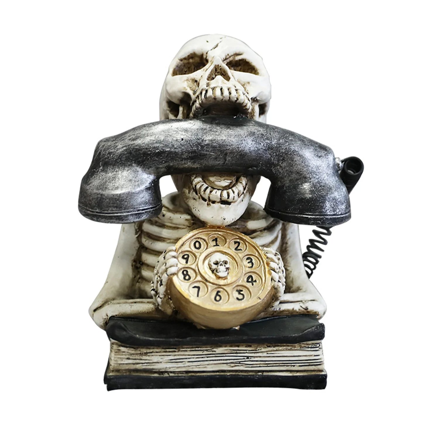Halloween Skull Phone Decoration